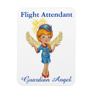 Flight Attendant - Guardian Angel - SRF Magneet