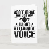 Flight Attendant Kaart (Voorkant)