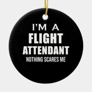 Flight Attendant Niets schaarste - Cabin Crew Job Keramisch Ornament