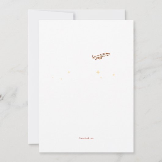 Flight Attendant Retirement Party Kaart (Achterkant)