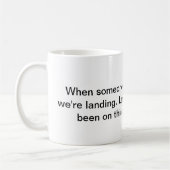 Flight attendants mug, taza azafata koffiemok (Links)