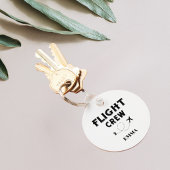 FLIGHT CREW Cool Vliegtuig, Reizen, Familievakanti Sleutelhanger