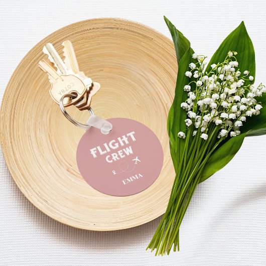 FLIGHT CREW Cool Vliegtuig, Reizen, Familievakanti Sleutelhanger