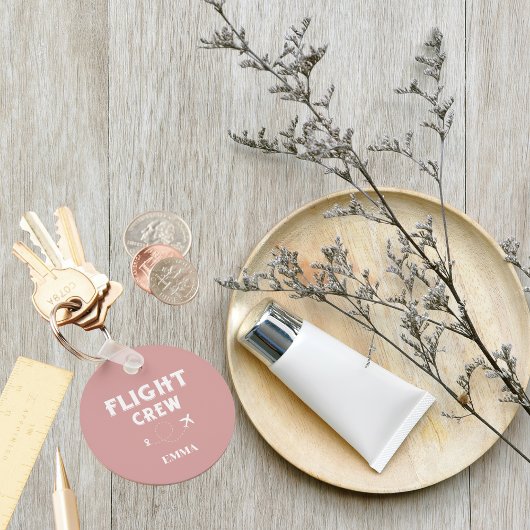 FLIGHT CREW Cool Vliegtuig, Reizen, Familievakanti Sleutelhanger