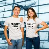 FLIGHT CREW Cool Vliegtuig, Reizen, Familievakanti T-shirt