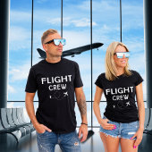 FLIGHT CREW Cool Vliegtuig, Reizen, Familievakanti T-shirt