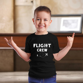 FLIGHT CREW Cool Vliegtuig, Reizen, Familievakanti Tri-Blend Shirt