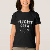 FLIGHT CREW Cool Vliegtuig, Reizen, Familievakanti Tri-Blend Shirt (Voorkant)