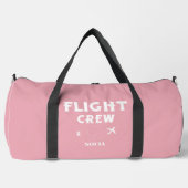 Flight Crew Pink and White Bachelorette Wedding Plunjezak (Voorkant)