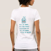 Flight for rabbits t-shirt (Achterkant)