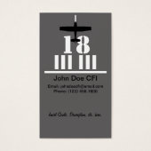 Flight Instructor Business / Resume Kaart (Voorkant)