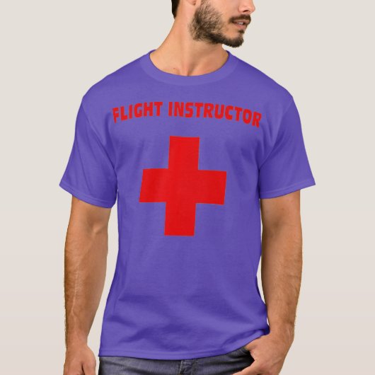 Flight Instructor Lifeguard Premium T-shirt (Voorkant)
