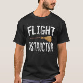 Flight Instructor Witch Shirt Halloween Kostuum Fu (Voorkant)