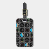 Flight Instruments Bagagelabel (Voorkant verticaal)