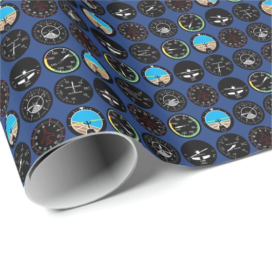 Flight Instruments Cadeaupapier (Rol Hoek)