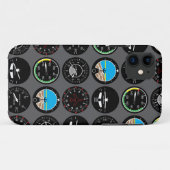 Flight Instruments Case-Mate iPhone Case (Achterkant (horizontaal))