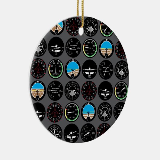Flight Instruments Keramisch Ornament (Rechts)