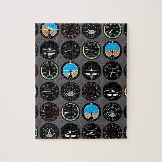 Flight Instruments Legpuzzel (Verticaal)