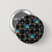 Flight Instruments Ronde Button 5,7 Cm (Voorkant /achterkant)