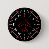 Flight Instruments Ronde Button 5,7 Cm (Voorkant)