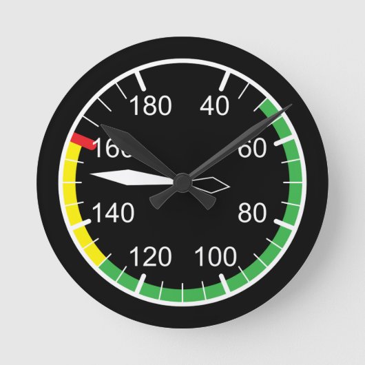 Flight Instruments Ronde Klok (Voorkant)