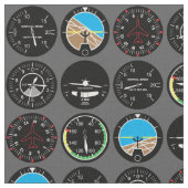 Flight Instruments Stof (Close Up)