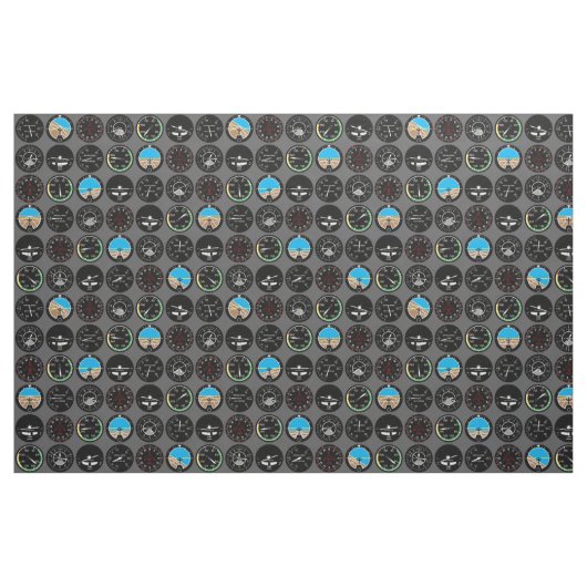 Flight Instruments Stof (Fat Quarter)