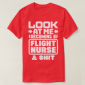 Flight Nurse Afstuderen 1 T-shirt (Design voorkant)