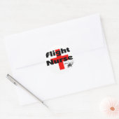 "Flight Nurse" unieke cadeau-ideeën Ronde Sticker (Envelop)
