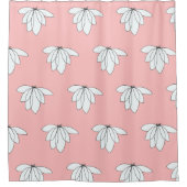 FLIGHT Peach Douchegordijn (Voorkant)