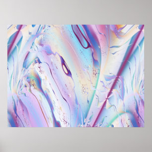 Flight Plan Cool Abstract Fine Art Fractal Poster