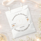 Flight Plane Travel prepare gift Wedding Bedankzakje (Geknipt)
