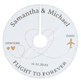 Flight Plane Travelling love Wedding christmas Kerstboom Rok
