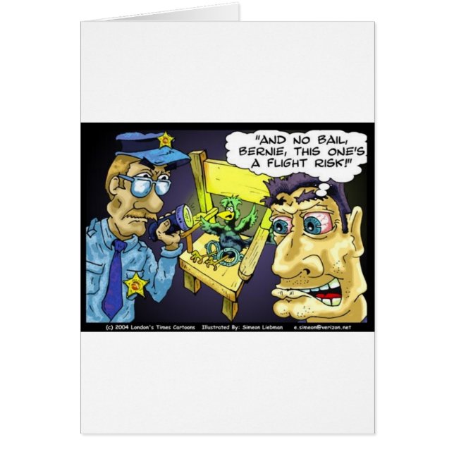 Flight Risk Funny Bird Cartoon Gifts & T - shirts (Voorkant)