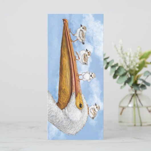 Flight School platte kaart (Staand voorkant)