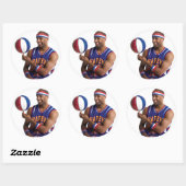 Flight Time ball draaien Ronde Sticker (Vel)