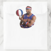 Flight Time ball draaien Ronde Sticker (Tas)