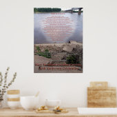 "Flight to Freedom" van Albert Stewart, Sr. Poster (Keuken)
