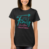 Flight Travel Punta Cana Dominican Matching Family T-shirt (Voorkant)