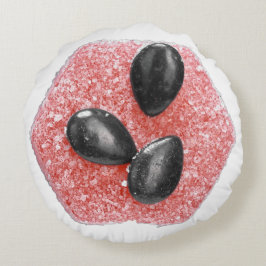 FlightBites Sour Watermelon Rond Kussen