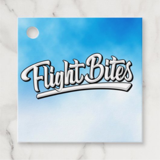 Flightbites voor tags bedankjes labels (Voorkant)