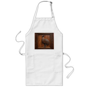 Flightless Wonders: Australische Emu Houtprint, Lang Schort