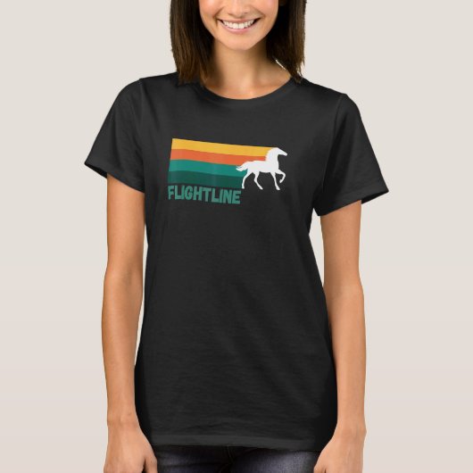 Flightline Thoroughbred Racing Del Mar Santa Ani T-shirt (Voorkant)