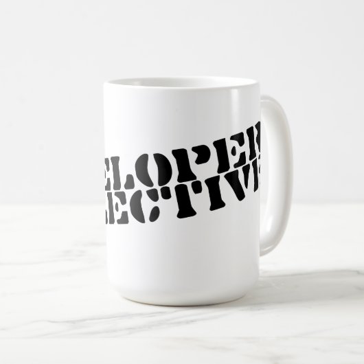 Flignitz Developer Collective-mok voor koffie Koffiemok (Voorkant rechts)