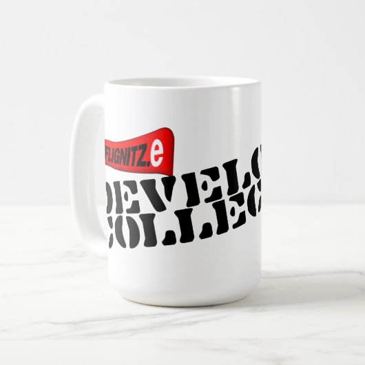Flignitz Developer Collective-mok voor koffie Koffiemok (Voorkant links)