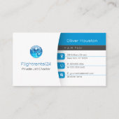 Fligt Rental | vliegbelasting Visitekaartje (Voorkant)