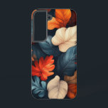 flikkerende tuin samsung galaxy hoesje<br><div class="desc">Flauwe flikkeringen van witte bloemblaadjes met vetgedrukte flitsen.</div>
