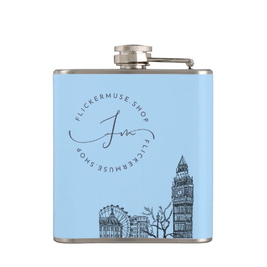 flikkering heupfles (Achterkant)