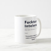 Fliktose Intolerante Grappige Koffiemok (Voorkant rechts)