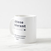 Fliktose Intolerante Grappige Koffiemok (Voorkant links)
